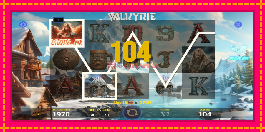 Valkyrie - automato com gráficos brilhantes, foto 2