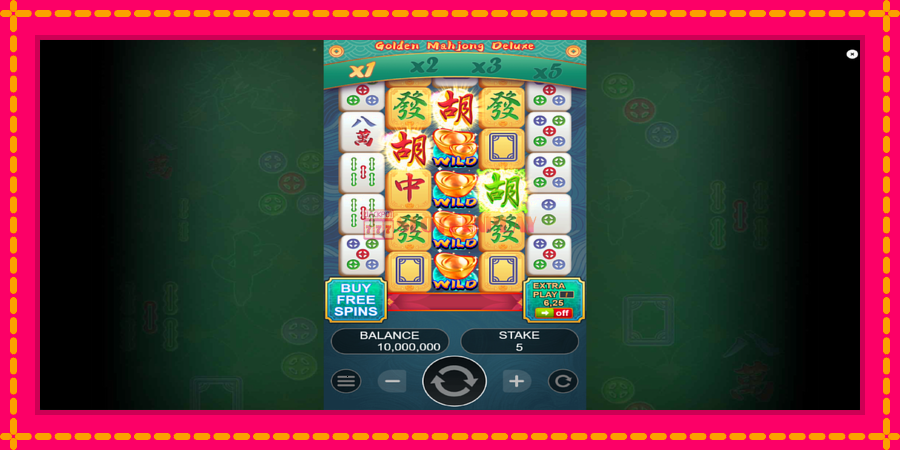 Golden Mahjong Deluxe - automato com gráficos brilhantes, foto 2