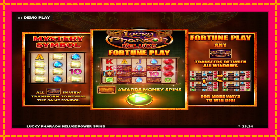 Lucky Pharaoh Deluxe Fortune Play - automato com gráficos brilhantes, foto 1