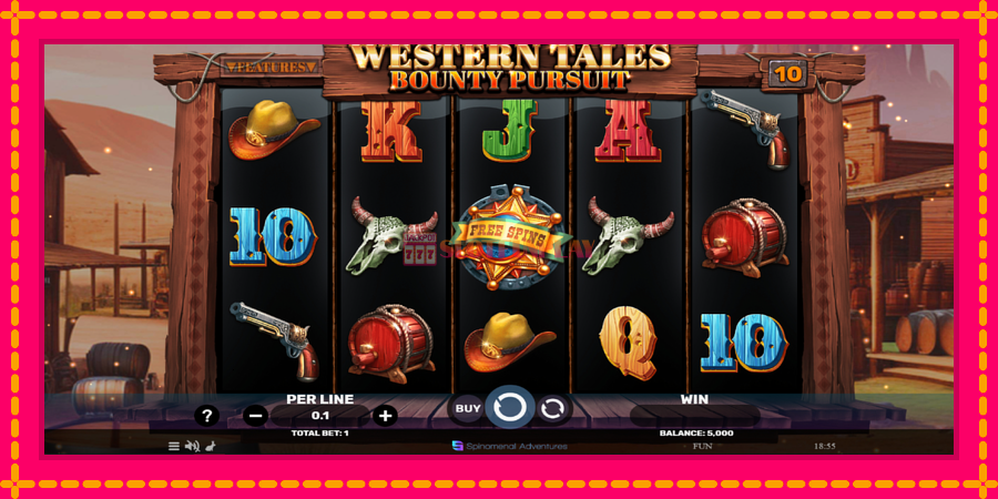 Western Tales - Bounty Pursuit - automato com gráficos brilhantes, foto 2