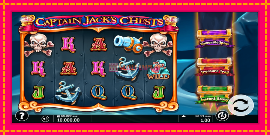 Captain Jacks Chests - automato com gráficos brilhantes, foto 1