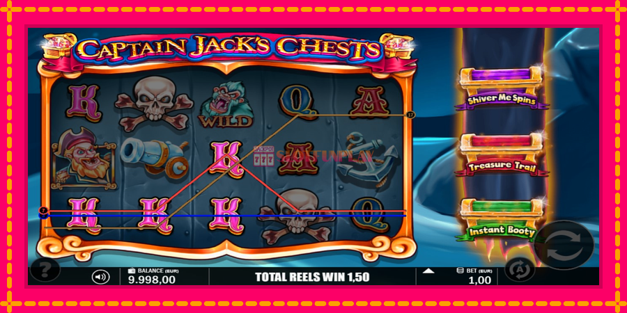 Captain Jacks Chests - automato com gráficos brilhantes, foto 2