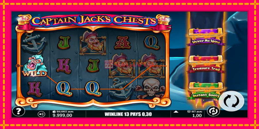 Captain Jacks Chests - automato com gráficos brilhantes, foto 3