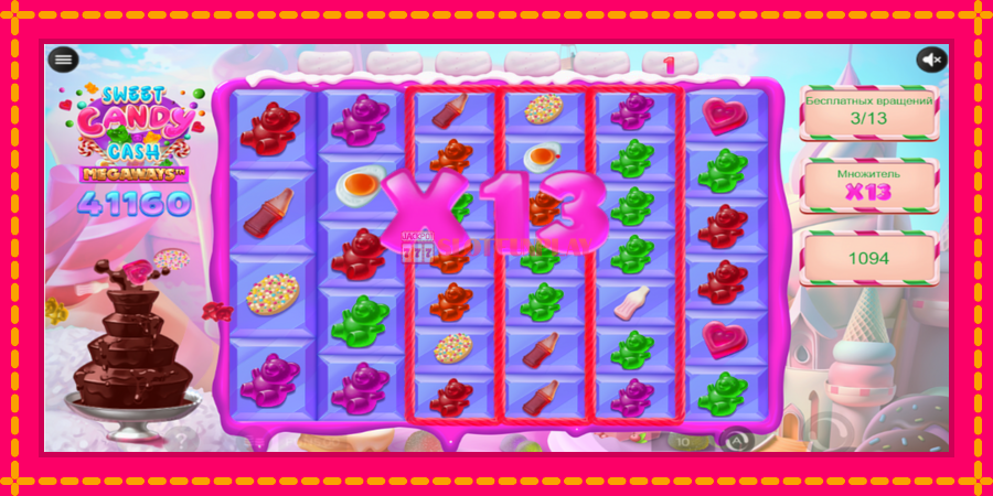 Sweet Candy Cash Megaway - automato com gráficos brilhantes, foto 1