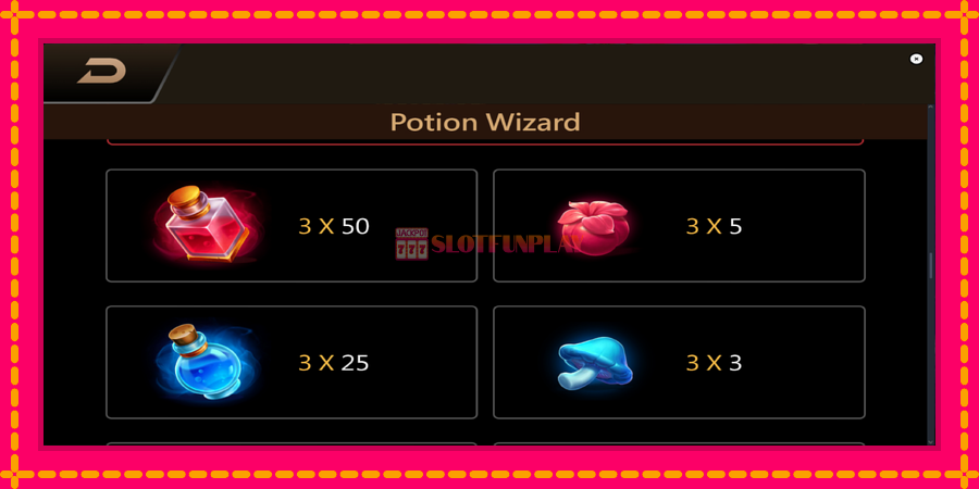 Potion Wizard - automato com gráficos brilhantes, foto 6