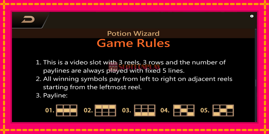 Potion Wizard - automato com gráficos brilhantes, foto 7