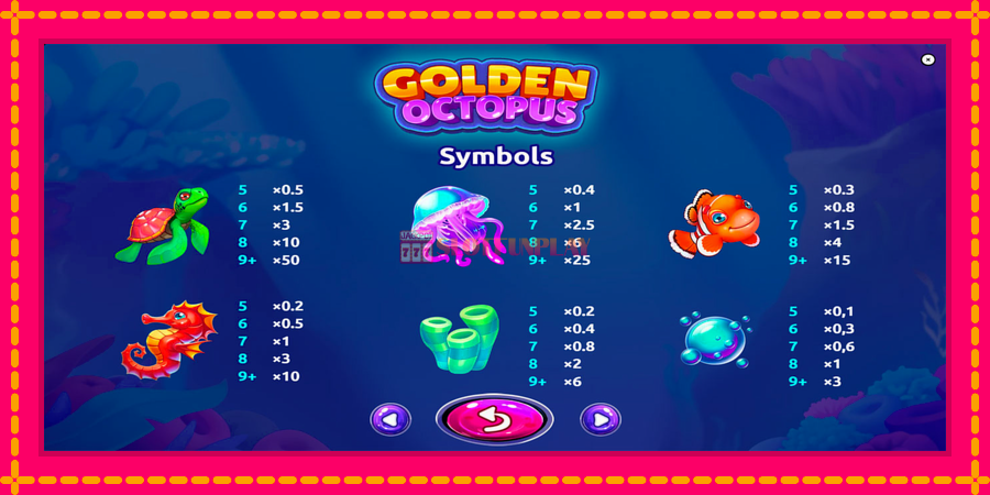 Golden Octopus - automato com gráficos brilhantes, foto 6