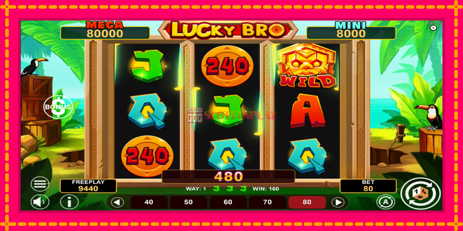 Lucky Bro Hold & Win - automato com gráficos brilhantes, foto 3