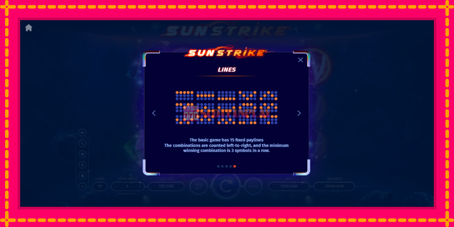 Sun Strike - automato com gráficos brilhantes, foto 7