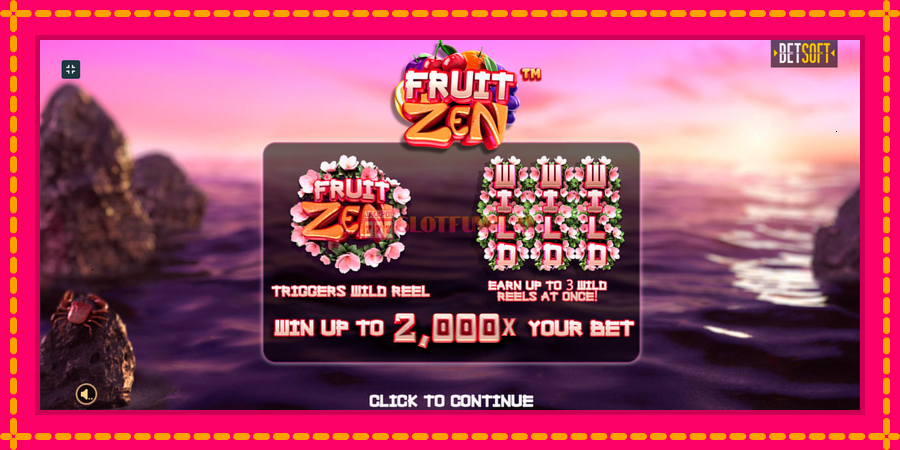 Fruit Zen - automato com gráficos brilhantes, foto 1