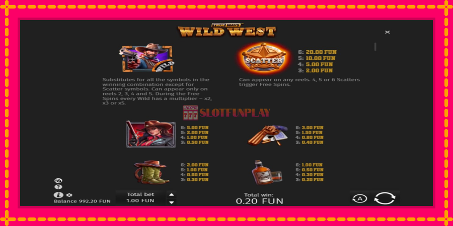 Wild West Trueways - automato com gráficos brilhantes, foto 4