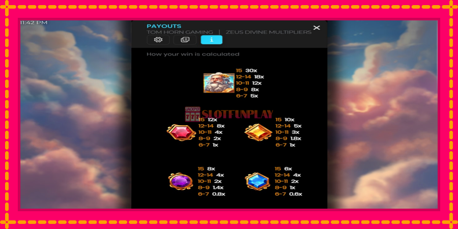 Zeus Divine Multipliers - automato com gráficos brilhantes, foto 4