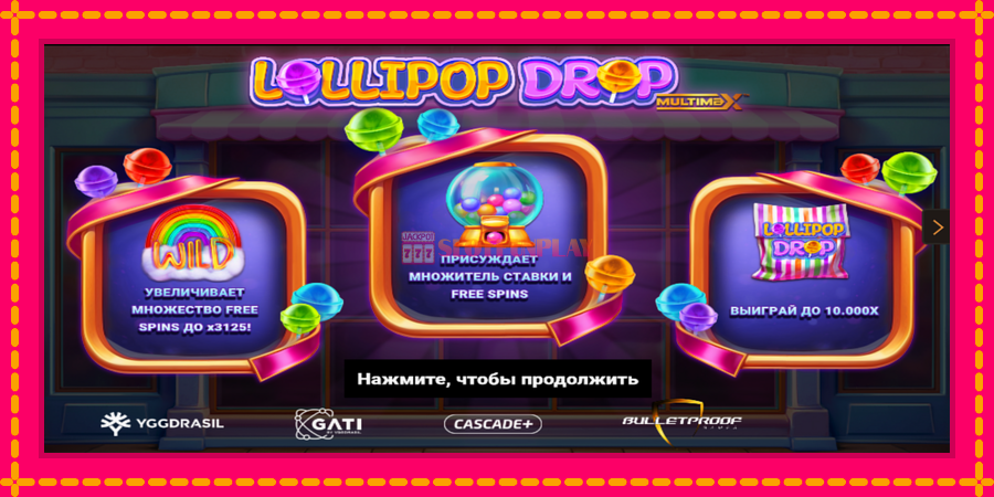 Lollipop Drop MultiMax - automato com gráficos brilhantes, foto 1