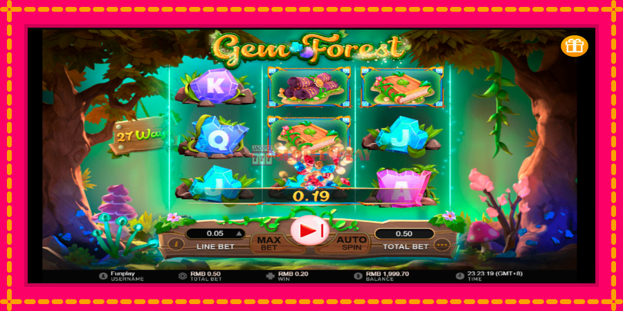 Gem Forest - automato com gráficos brilhantes, foto 2