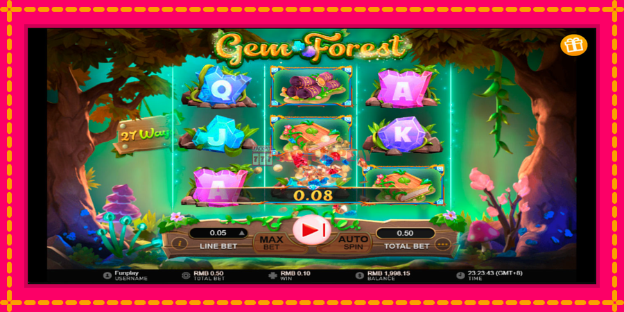 Gem Forest - automato com gráficos brilhantes, foto 4