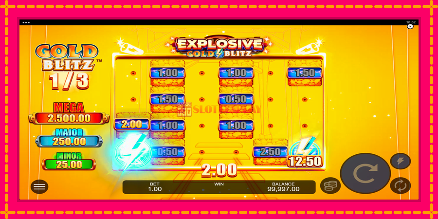 Explosive Gold Blitz - automato com gráficos brilhantes, foto 3