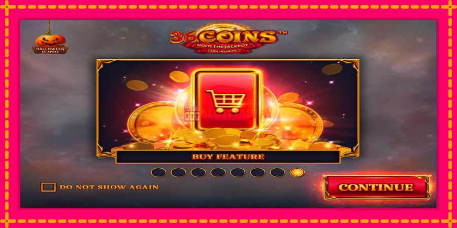 36 Coins Halloween Jackpots - automato com gráficos brilhantes, foto 1