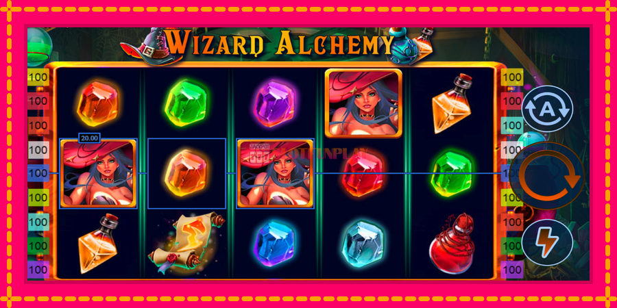 Wizard Alchemy - automato com gráficos brilhantes, foto 4