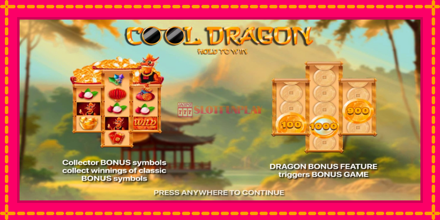 Cool Dragon: Hold to Win - automato com gráficos brilhantes, foto 1