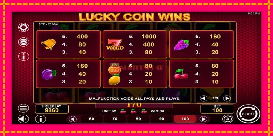 Lucky Coin Wins - automato com gráficos brilhantes, foto 4