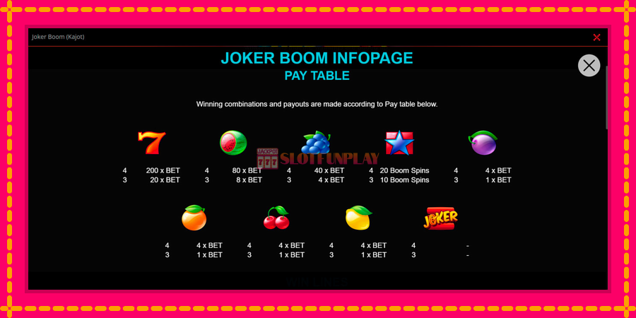 Joker Boom - automato com gráficos brilhantes, foto 2