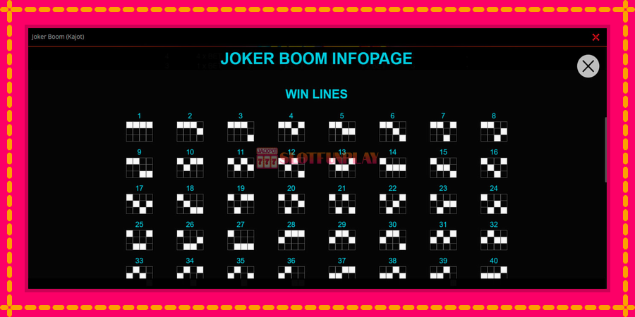 Joker Boom - automato com gráficos brilhantes, foto 3