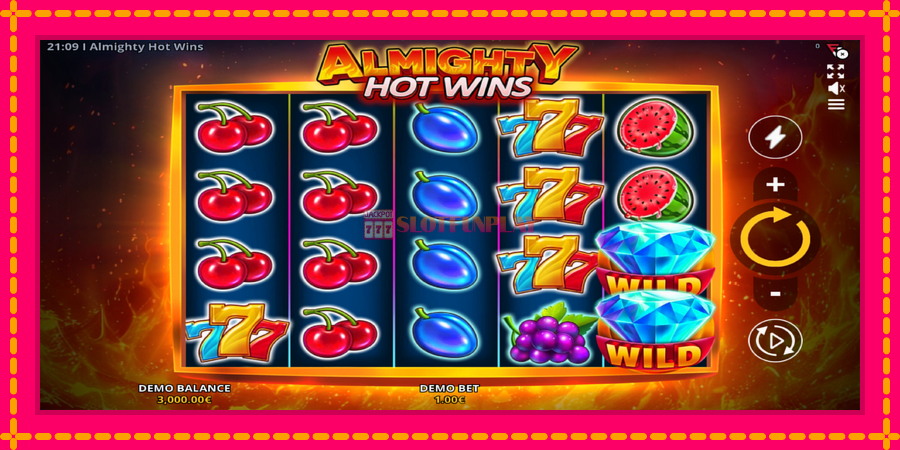 Almighty Hot Wins - automato com gráficos brilhantes, foto 1