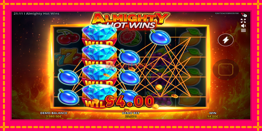 Almighty Hot Wins - automato com gráficos brilhantes, foto 4