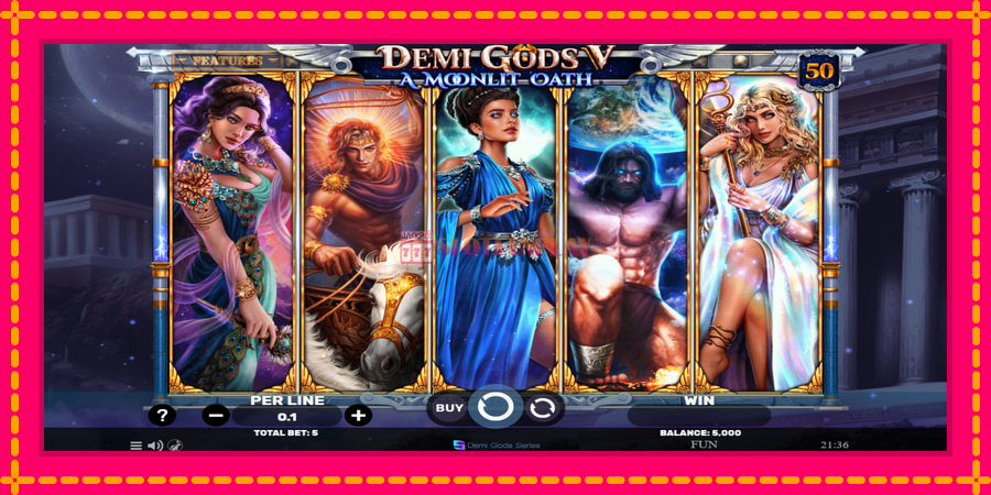 Demi Gods V – A Moonlit Oath - automato com gráficos brilhantes, foto 2