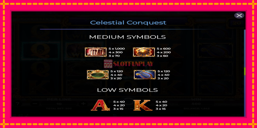 Celestial Conquest - automato com gráficos brilhantes, foto 6