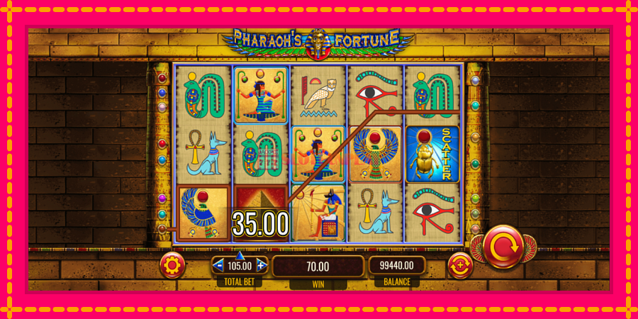 Pharaohs Fortune - automato com gráficos brilhantes, foto 3