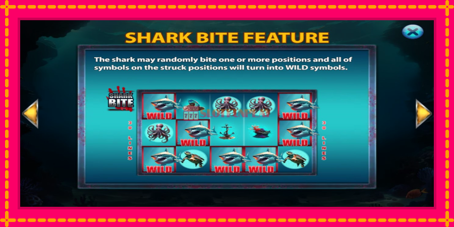 Shark Bite - automato com gráficos brilhantes, foto 6