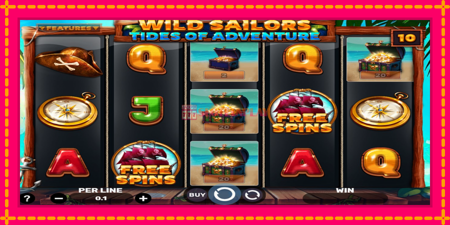 Wild Sailors – Tides of Adventure - automato com gráficos brilhantes, foto 3