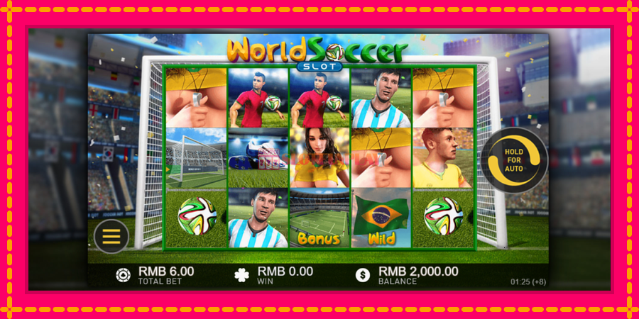 World Soccer Slot - automato com gráficos brilhantes, foto 2