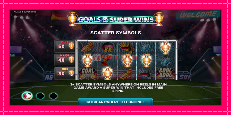 Goals & Super Wins - automato com gráficos brilhantes, foto 1