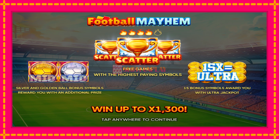 Football Mayhem - automato com gráficos brilhantes, foto 1