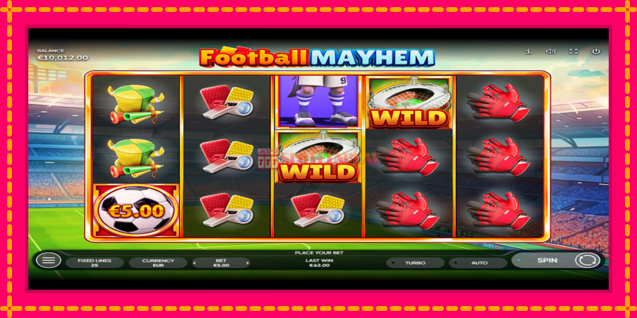 Football Mayhem - automato com gráficos brilhantes, foto 2