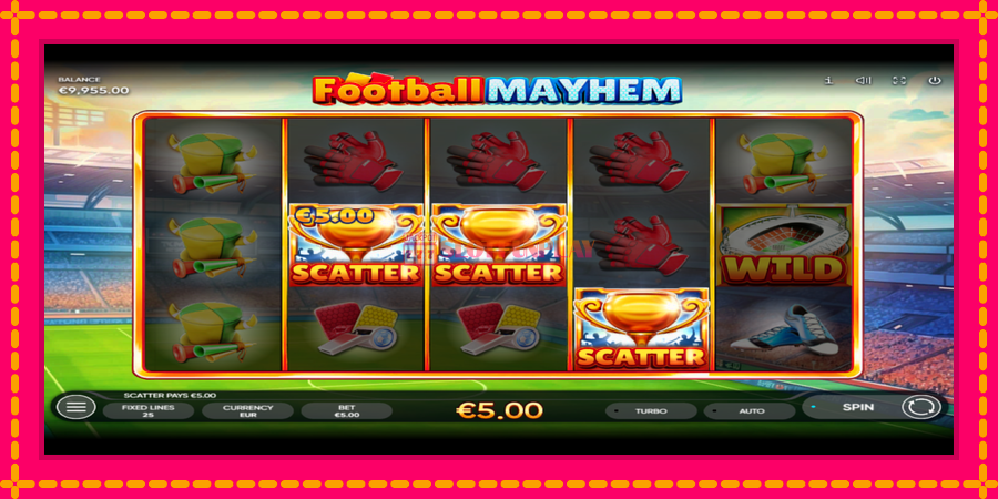 Football Mayhem - automato com gráficos brilhantes, foto 3