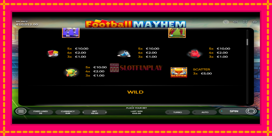 Football Mayhem - automato com gráficos brilhantes, foto 6