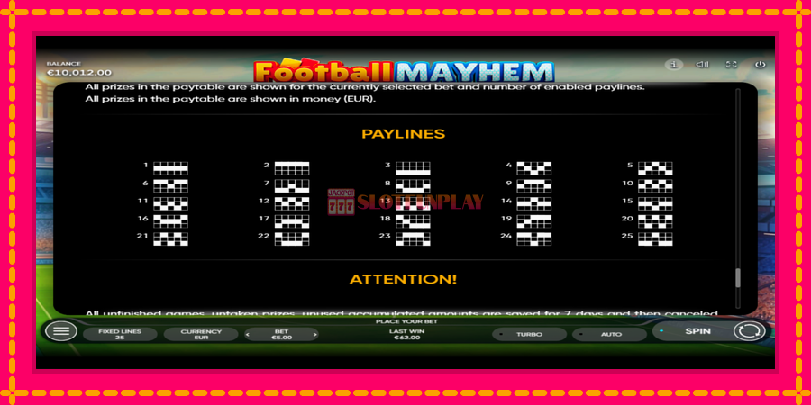 Football Mayhem - automato com gráficos brilhantes, foto 7