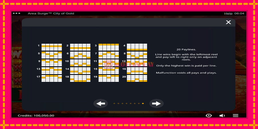 Area Surge City of Gold - automato com gráficos brilhantes, foto 6