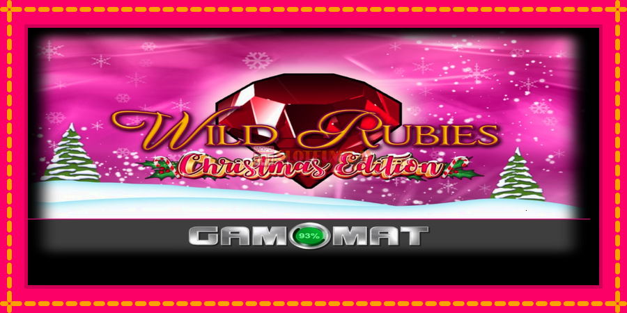 Wild Rubies Сhristmas Edition - automato com gráficos brilhantes, foto 1