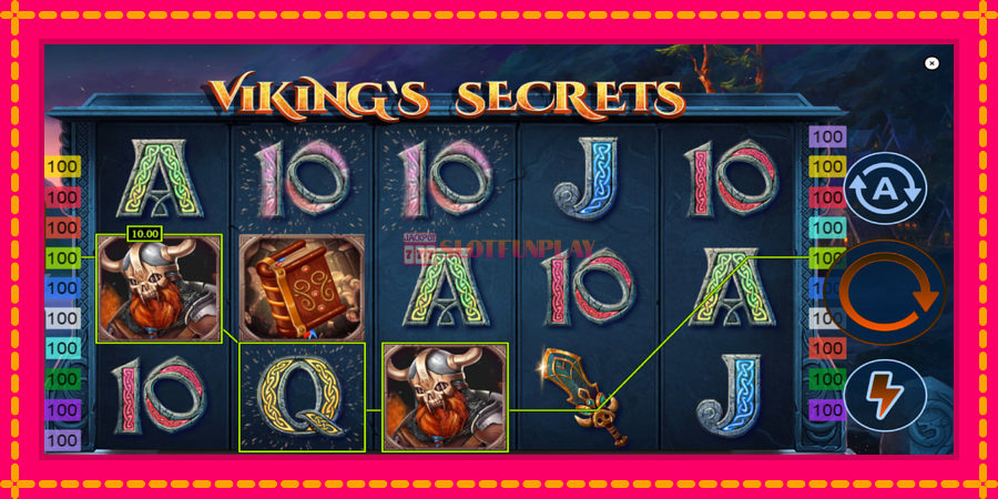 Vikings Secrets - automato com gráficos brilhantes, foto 3