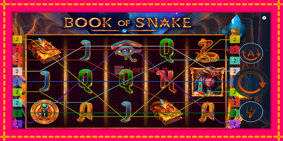 Book of Snake - automato com gráficos brilhantes, foto 2