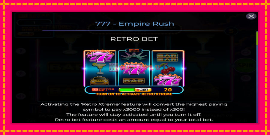 777 Empire Rush - automato com gráficos brilhantes, foto 4