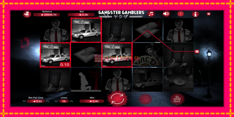 Gangster Gamblers - automato com gráficos brilhantes, foto 2