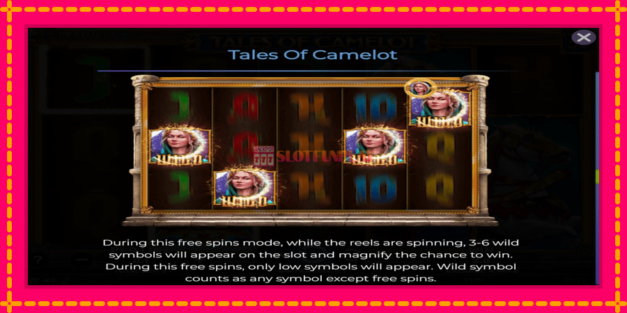 Tales of Camelot - automato com gráficos brilhantes, foto 6