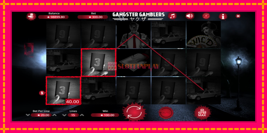 Gangster Gamblers - automato com gráficos brilhantes, foto 3