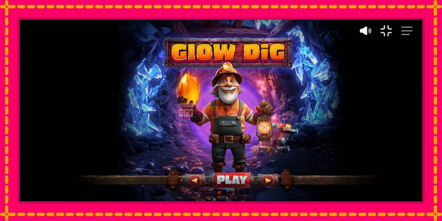 Glow Dig - automato com gráficos brilhantes, foto 1