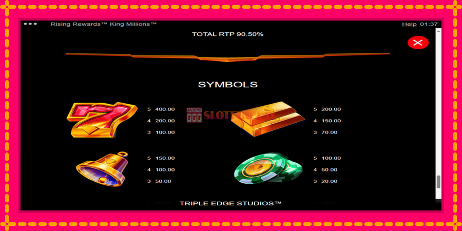 Rising Rewards King Millions - automato com gráficos brilhantes, foto 5